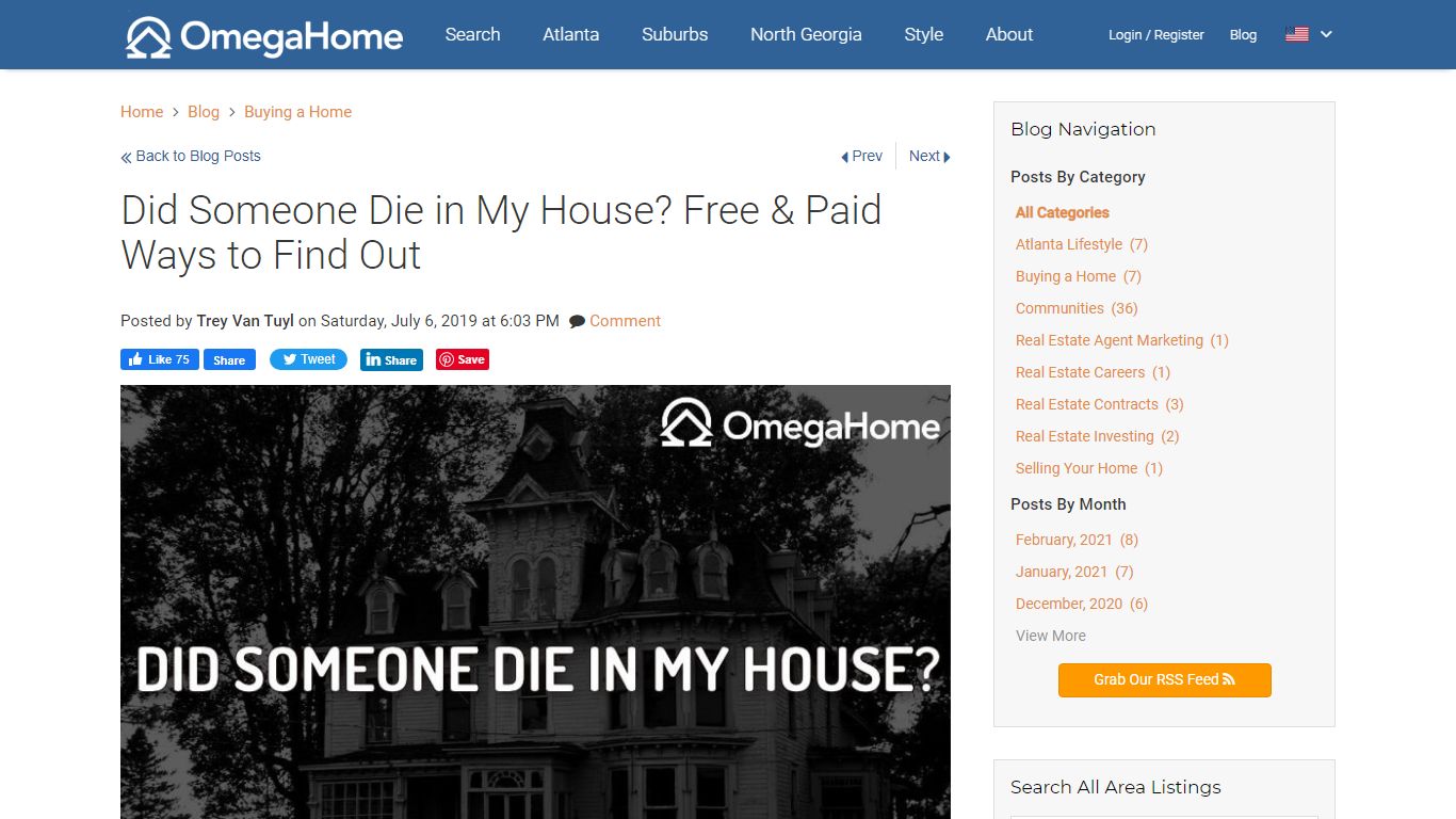 Did Someone Die in My House? Free & Paid Ways to Find Out - OmegaHome.com